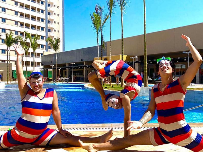 Solar Das Aguas Park Resort - Proximo Ao Thermas Dos Laranjais Olimpia Ngoại thất bức ảnh