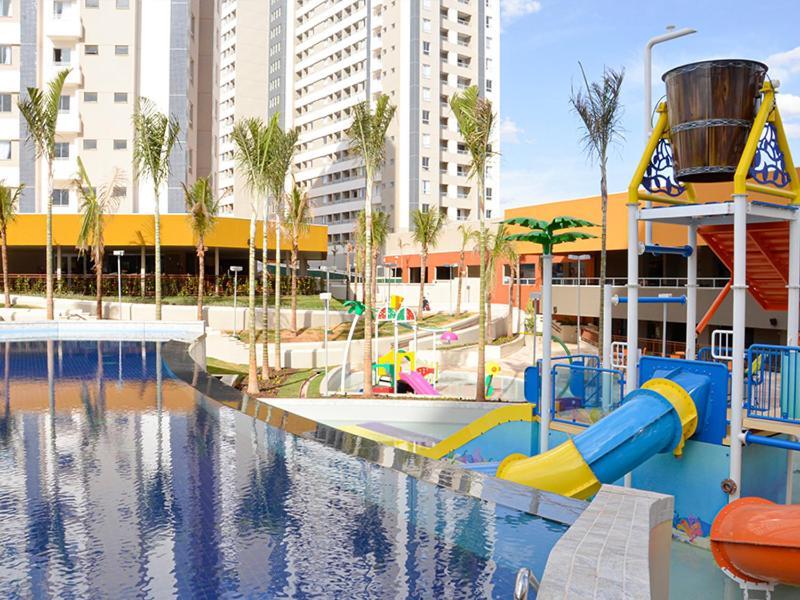 Solar Das Aguas Park Resort - Proximo Ao Thermas Dos Laranjais Olimpia Ngoại thất bức ảnh