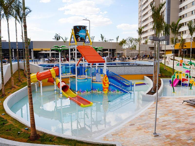 Solar Das Aguas Park Resort - Proximo Ao Thermas Dos Laranjais Olimpia Ngoại thất bức ảnh